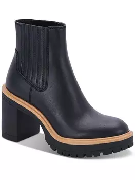 Женские ботинки челси с круглым носком Caster Dolce Vita, цвет Onyx Leather
