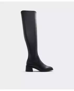 Женские ботинки черного цвета с круглым носком Aldo, черный