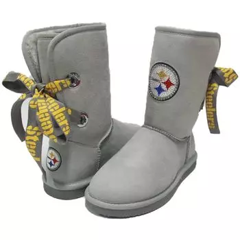 Женские ботинки Cuce Pittsburgh Steelers Champion Ribbon Boots