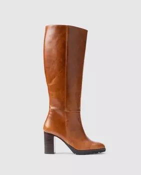 Женские ботинки Dansi из коричневой кожи. Специальная ширина вала Dansi, светло-коричневый