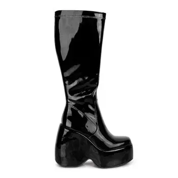 Женские ботинки до середины икры на платформе London Rag Dirty Dance London Rag, черный