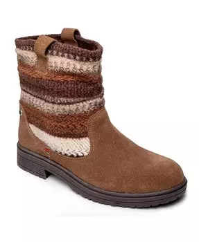 Женские ботинки до середины икры с напуском Joli Minnetonka, коричневый