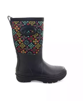 Женские ботинки из искусственного неопрена с драгоценными камнями для средней холодной погоды Western Chief, черный