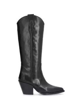 Женские ботинки из телячьей кожи на нескользящей подошве Alpe, черный