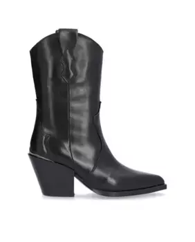 Женские ботинки из телячьей кожи на нескользящей подошве Alpe, черный