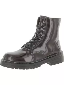 Женские ботинки Kaedy из искусственной кожи Combat & Lace-Up Sugar, цвет wine patent