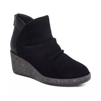 Женские ботинки Kara Ankle Wedge Boots черного цвета Aetrex