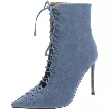 Женские ботинки Katari на молнии со шнуровкой Steve Madden, цвет denim fabric