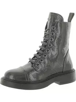 Женские ботинки Katlyn на шнуровке с блочным каблуком в стиле армейской обуви и на шнуровке DKNY, цвет charcoal