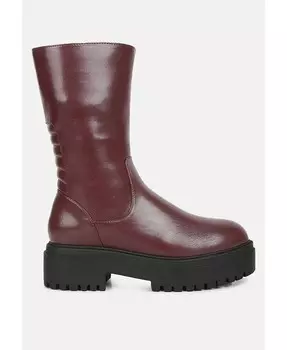 Женские ботинки Lewisa со вставками на подошве и выступами London Rag, красный