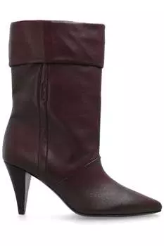 Женские ботинки Lolo бордового цвета IRO