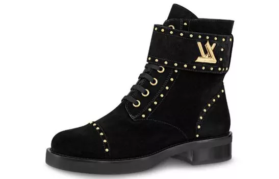 Женские ботинки Louis Vuitton Wonderland, черный/золотой