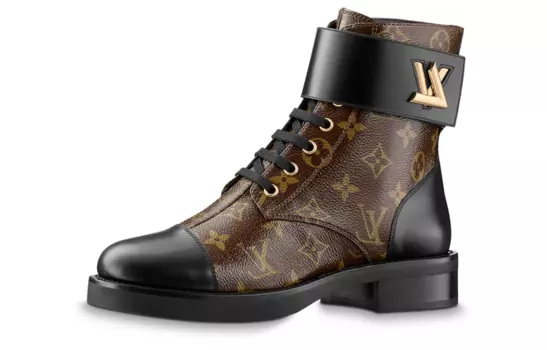 Ботинки женские Louis Vuitton Wonderland Martin, коричневый / черный