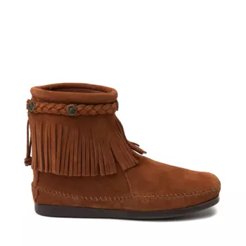 Женские ботинки Minnetonka с молнией сзади, цвет Chestnut
