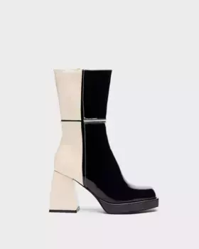 Женские ботинки на блочном каблуке, платформе и среднем вырезе Mim, черный