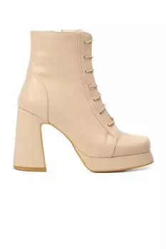Женские ботинки на каблуке K02 Skin Ayakmod