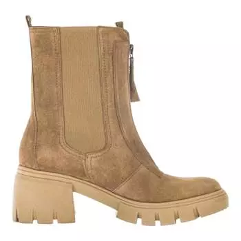 Женские ботинки на молнии из замши цвета льва (карамель) GABOR, цвет lion (caramel) suede
