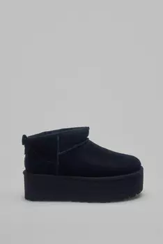 Женские ботинки на платформе Ugg, черный