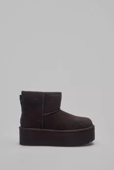 Женские ботинки на платформе Ugg, коричневый