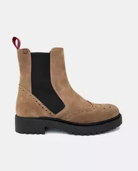 Женские ботинки на плоской подошве Luis Gonzalo, коричневый