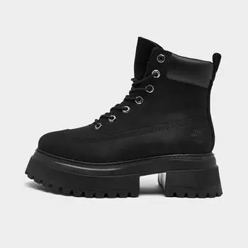 Женские ботинки на шнуровке Timberland Sky 6 дюймов, черный