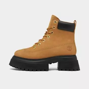Женские ботинки на шнуровке Timberland Sky 6 дюймов, коричневый