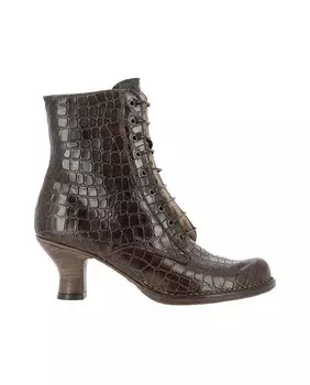 Женские ботинки Neosens с застежкой-молнией переработанного коричневого цвета Neosens, коричневый