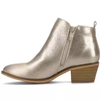 Женские ботинки Rebel из коллекции Journee, золотой