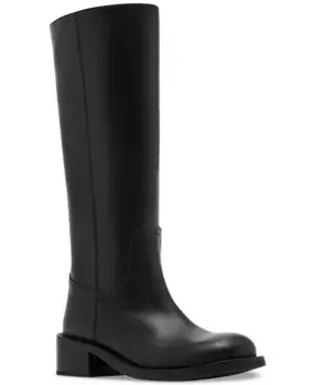 Женские ботинки Riggs с квадратным носком и высоким голенищем Steve Madden, черный