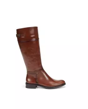 Женские ботинки с боковой отделкой из кожи Dorking, коричневый