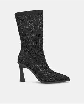 Женские ботинки с острым носком и каблуком-шпилькой Alma en Pena, черный