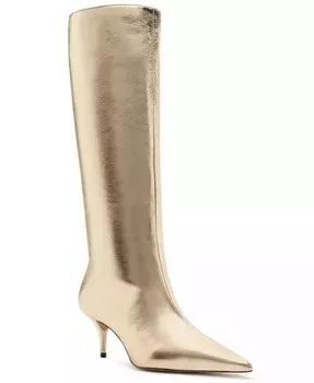 Женские ботинки Skye на низкой шпильке Arezzo, золото