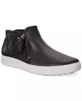 Женские ботинки Soft 7 Low Booties Ecco, черный