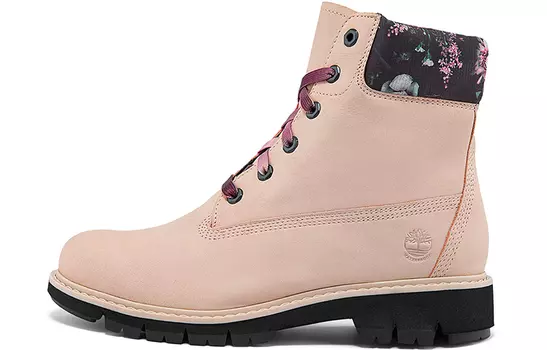 Ботинки Timberland Lucia Way 6 Inch Charm Waterproof Boot 'Light Pink Nubuck' Women's