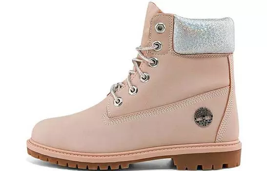 Ботинки Timberland Heritage 6 Inch Waterproof Boots 'Light Pink Nubuck' Women's