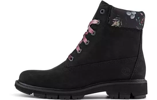 Ботинки Timberland Lucia Way 6 Inch Charm Waterproof Boot 'Black Nubuck' Women's