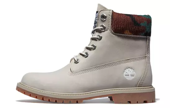 Ботинки Timberland Heritage 6 Inch Waterproof Boots 'Beige Nubuck With Camo' Women's