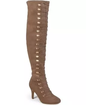 Женские ботинки Trill с широкими икрами на шнуровке Journee Collection