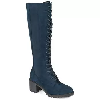 Женские ботинки Tru Comfort Foam Extra Wide Calf Jenicca из коллекции Journee, темно-синий