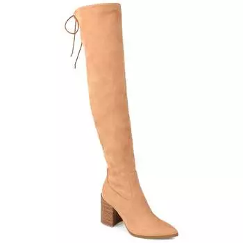 Женские ботинки Tru Comfort Foam Extra Wide Calf Paras из коллекции Journee, цвет tan