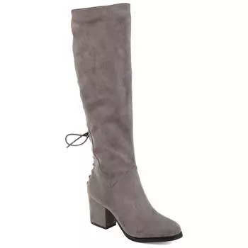 Женские ботинки Tru Comfort Foam Leeda с широким голени из коллекции Journee, серый