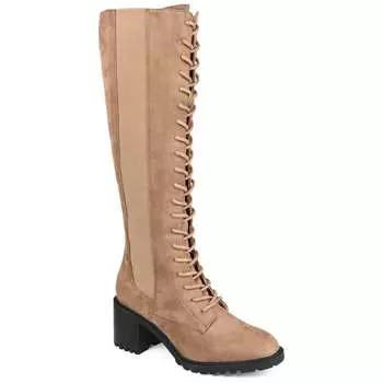 Женские ботинки Tru Comfort Foam Wide Calf Jenicca из коллекции Journee, серо-коричневый