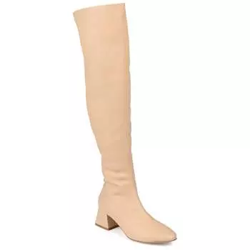 Женские ботинки Tru Comfort Foam Wide Calf Melika из коллекции Journee, цвет tan