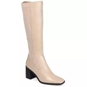 Женские ботинки Tru Comfort Foam Wide Calf Winny Boot Journee Collection, серо-коричневый