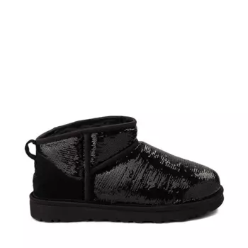 Женские ботинки UGG Classic Ultra Mini Mirror Ball, черный