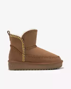 Женские ботинки в австралийском стиле на внутренней подкладке Nordic nova low D.Franklin, темно-коричневый