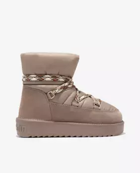 Женские ботинки в австралийском стиле со стеганой отделкой Nordic nova low бомба D.Franklin, светло-коричневый