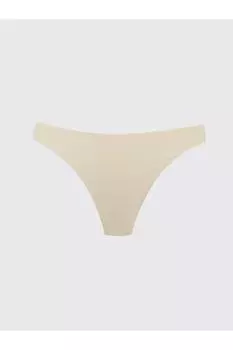 Женские бразильские плавки бикини LC Waikiki, бежевый