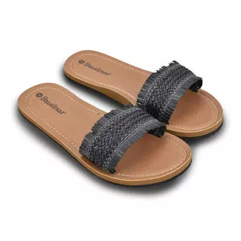 Женские бразильские сандалии черного цвета на резиновой подошве BRASILERAS, черный черный