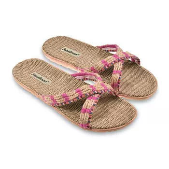 Женские бразильские сандалии цвета фуксии BRASILERAS, фуксия / фуксия